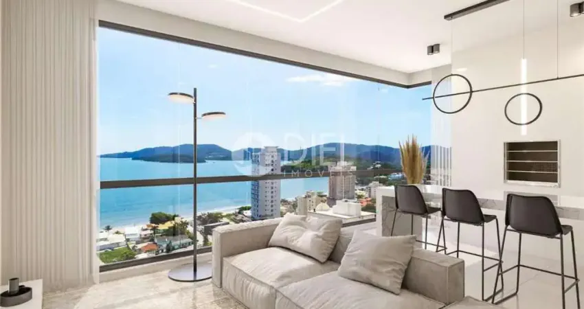 Apartamento vista mar com 3 dormitórios porto belo, pereque, porto belo - sc