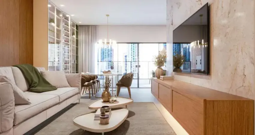 O apartamento que você se apaixona desde da planta, meia praia, itapema - sc