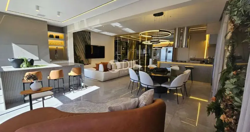 Maravilhoso apto com 3 suítes, 3 vagas e mobiliado, meia praia, itapema - sc