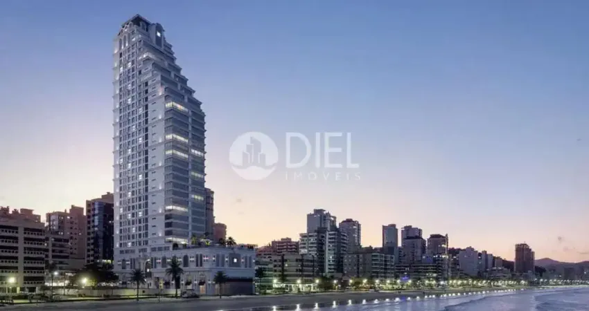 Frente mar com 4 suítes na meia praia, itapema-sc, meia praia, itapema - sc