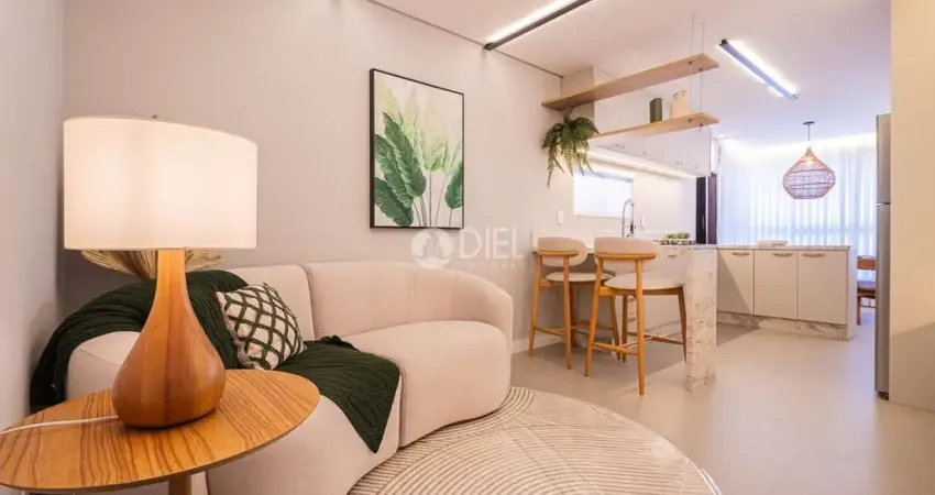 Um belo apto mobiliado com 2 suítes e 1 vaga, pereque, porto belo - sc