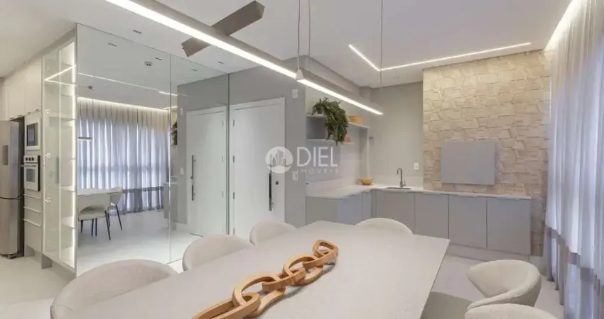 Apartamento mobiliado com 3 suítes e 2 vagas!!, meia praia, itapema - sc