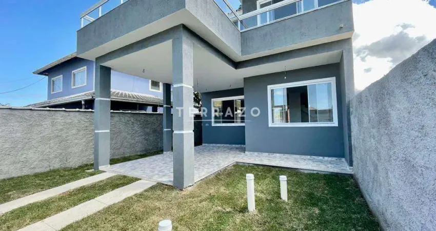Casa à venda com 3 quartos, 2 suítes, 2 vagas, 140m2, por r$ 440.000,00 - cotia - guapimirim/rj cod. 2370