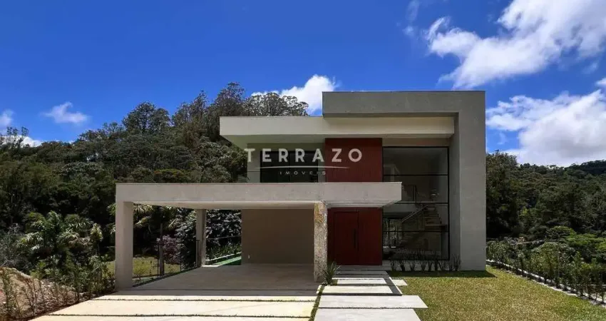 Casa em condomínio à venda, 4 quartos, 3 suítes, 2 vagas, quebra frascos - teresópolis/rj