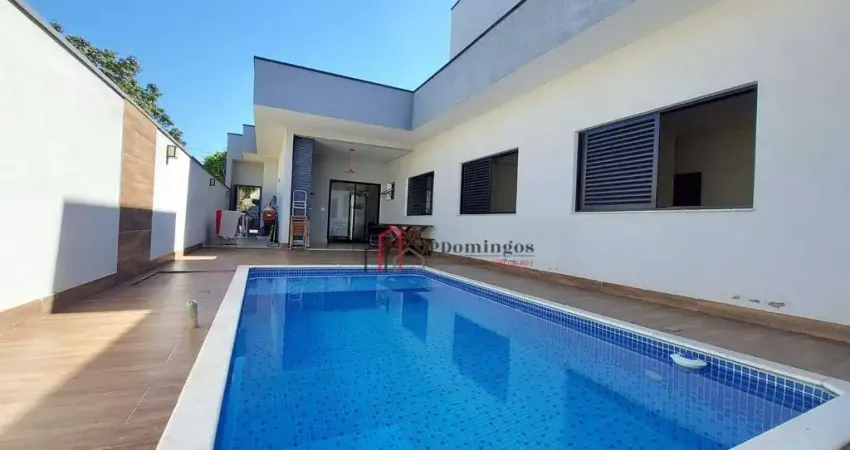 CASA TÉRREA - COM PISCINA - RESIDENCIAL JARDIM DE MÔNACO - HORTOLÂNDIA