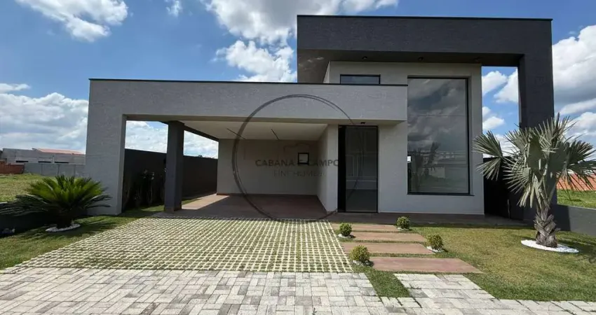 Casa térrea à venda em condomínio fechado portal lamis em atibaia