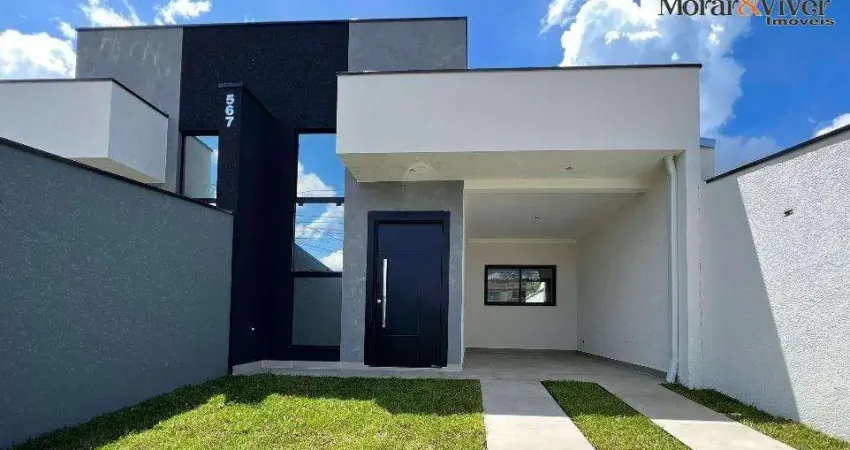 Casa para Venda em São José dos Pinhais, Cruzeiro, 3 dormitórios, 1 suíte, 2 banheiros, 2 vagas