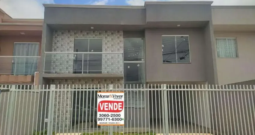 Sobrado para Venda em São José dos Pinhais, Cruzeiro, 3 dormitórios, 1 suíte, 3 banheiros, 2 vagas