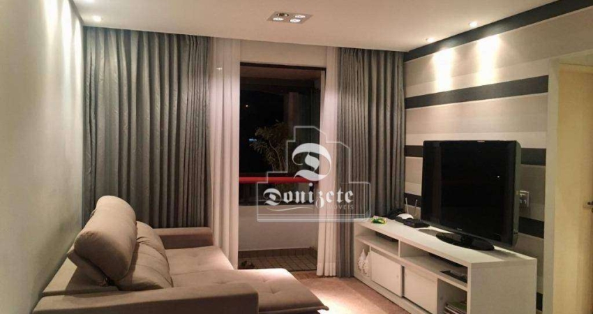 Apartamento com 2 dormitórios à venda, 82 m² por R$ 530.000,00 - Vila Valparaíso - Santo André/SP