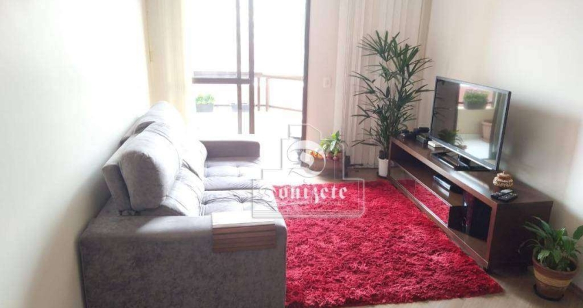 Apartamento com 3 dormitórios à venda, 84 m² por R$ 420.000,01 - Vila Valparaíso - Santo André/SP