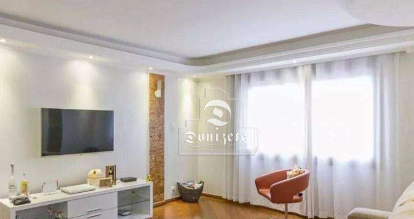 Apartamento com 2 dormitórios à venda, 73 m² por R$ 345.000,00 - Vila Valparaíso - Santo André/SP