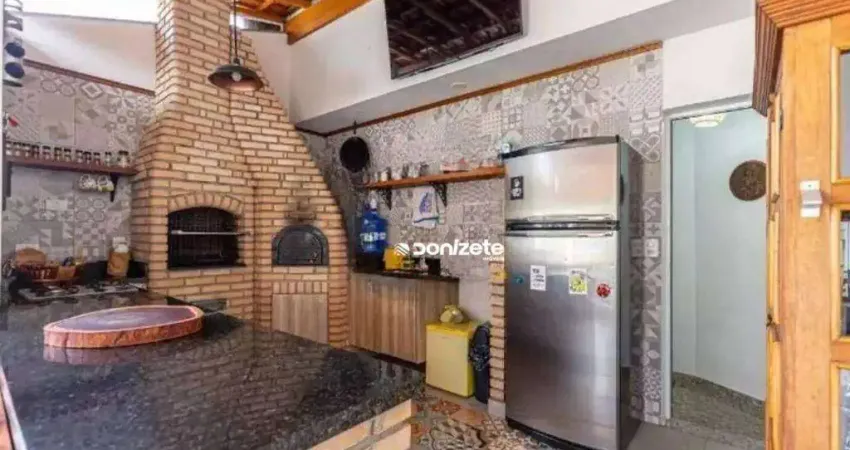 Cobertura com 3 dormitórios à venda, 130 m² por r$ 650.000,00 - vila eldízia - santo andré/sp