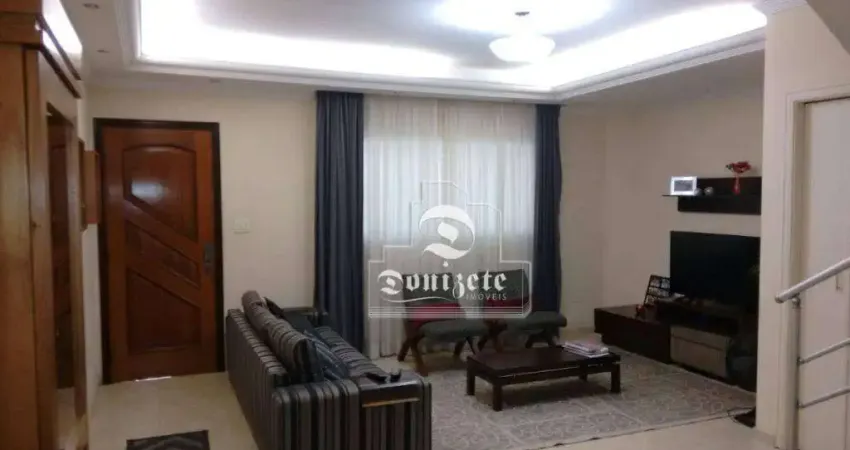 Sobrado com 3 dormitórios à venda, 136 m² por R$ 740.000,00 - Vila Pires - Santo André/SP