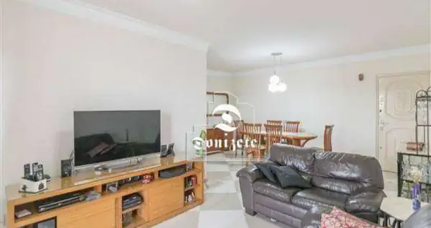 Apartamento com 3 dormitórios para alugar, 135 m² por r$ 8.600,00/mês - santo antônio - são caetano do sul/sp