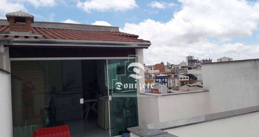 Cobertura com 2 dormitórios à venda, 96 m² por R$ 420.000,00 - Parque das Nações - Santo André/SP