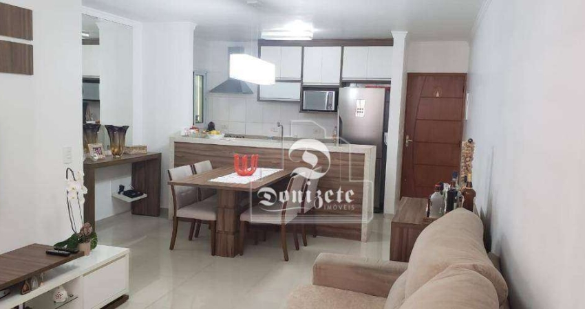 Cobertura com 3 dormitórios à venda, 170 m² por R$ 699.999,99 - Campestre - Santo André/SP