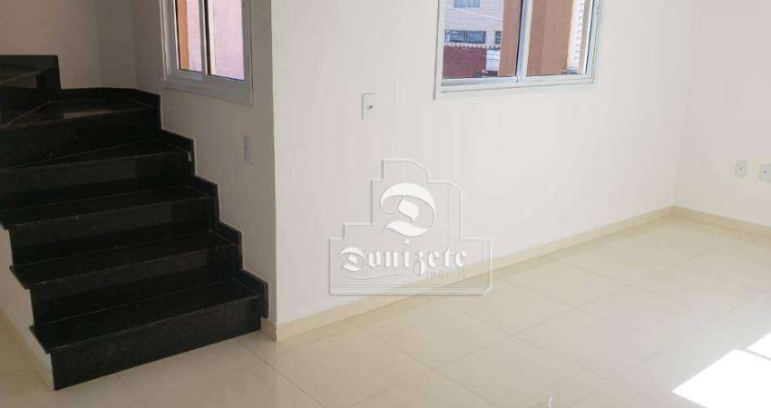 Cobertura com 2 dormitórios à venda, 98 m² por R$ 419.999,90 - Vila Camilópolis - Santo André/SP