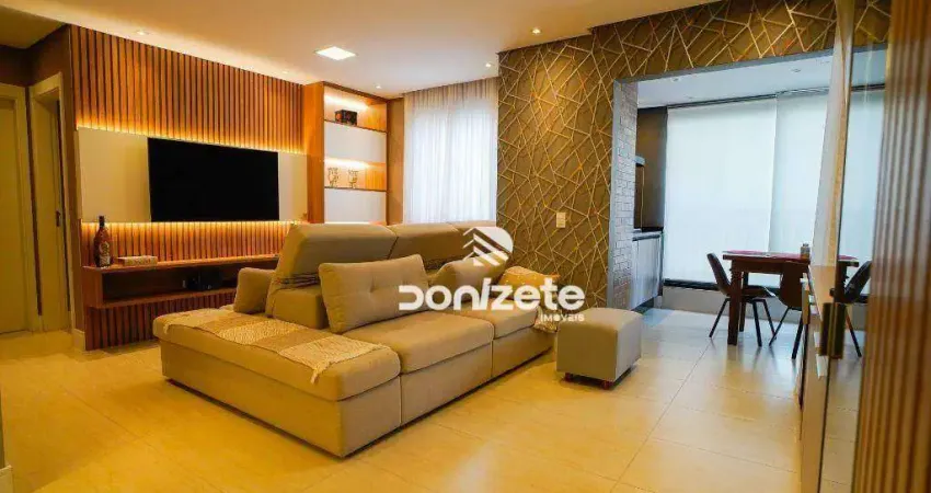 Apartamento com 2 dormitórios à venda, 81 m² por r$ 1.240.000,00 - campestre - santo andré/sp