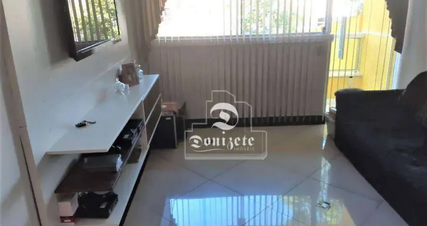 Sobrado com 3 dormitórios à venda, 133 m² por r$ 600.000,00 - vila pires - santo andré/sp