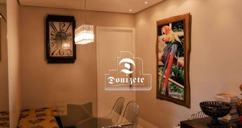 Apartamento com 3 dormitórios à venda, 74 m² por R$ 550.000,00 - Vila Pires - Santo André/SP