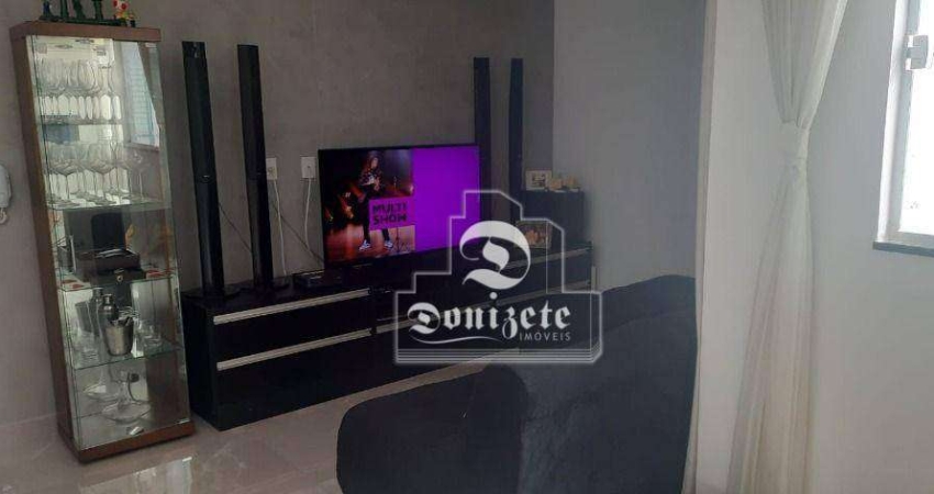Cobertura com 3 dormitórios à venda, 140 m² por R$ 640.000,00 - Vila Pires - Santo André/SP