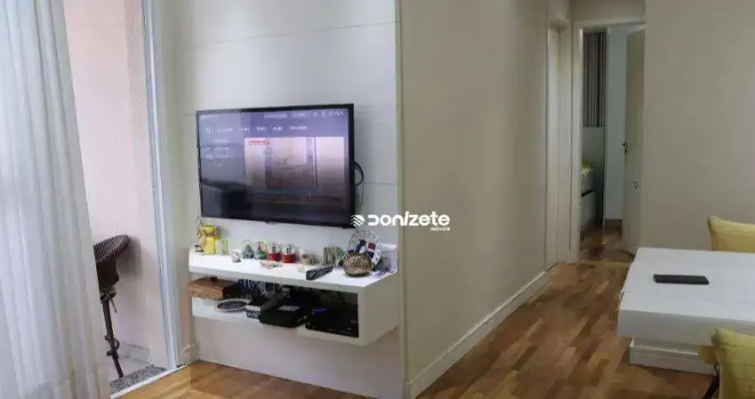 Apartamento com 2 dormitórios, 53 m² - venda por r$ 580.000,00 ou aluguel por r$ 4.347,00/mês - vila pires - santo andré/sp