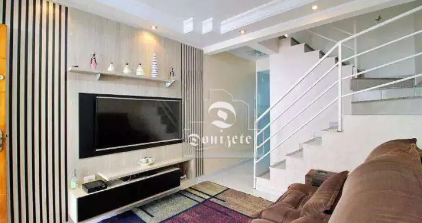 Sobrado com 2 dormitórios à venda, 90 m² por R$ 700.000,00 - Campestre - Santo André/SP
