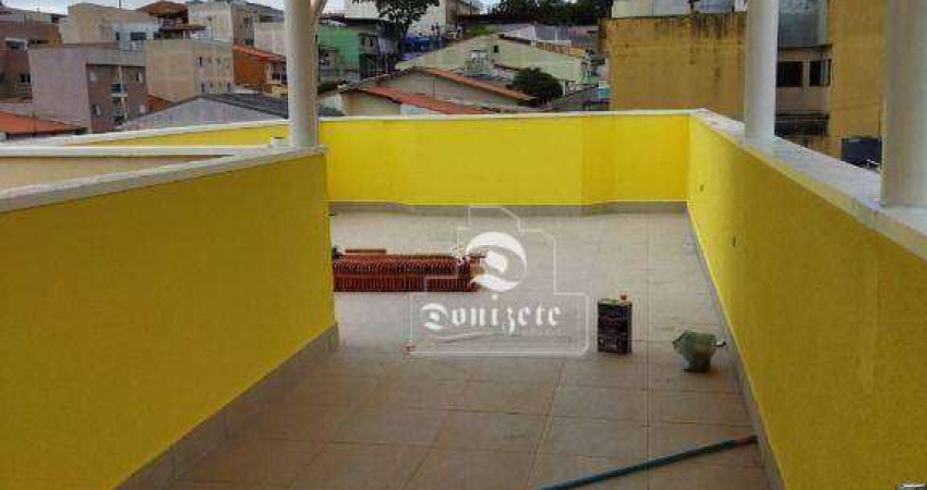 Cobertura com 2 dormitórios à venda, 104 m² por R$ 419.999,99 - Vila Camilópolis - Santo André/SP