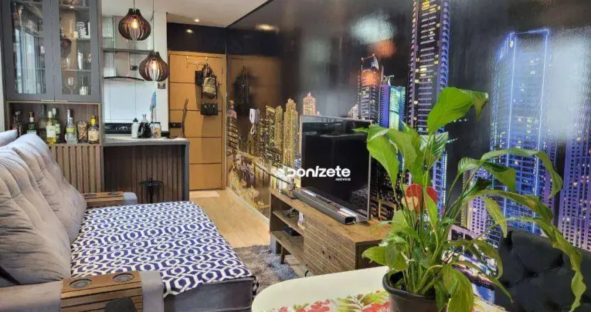 Cobertura com 2 dormitórios à venda, 98 m² por r$ 415.000,00 - vila scarpelli - santo andré/sp