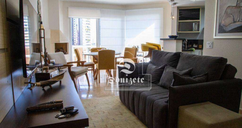 Apartamento Duplex com 1 dormitório, 90 m² - venda por R$ 1.350.000,00 ou aluguel por R$ 7.450,00/mês - Jardim - Santo André/SP