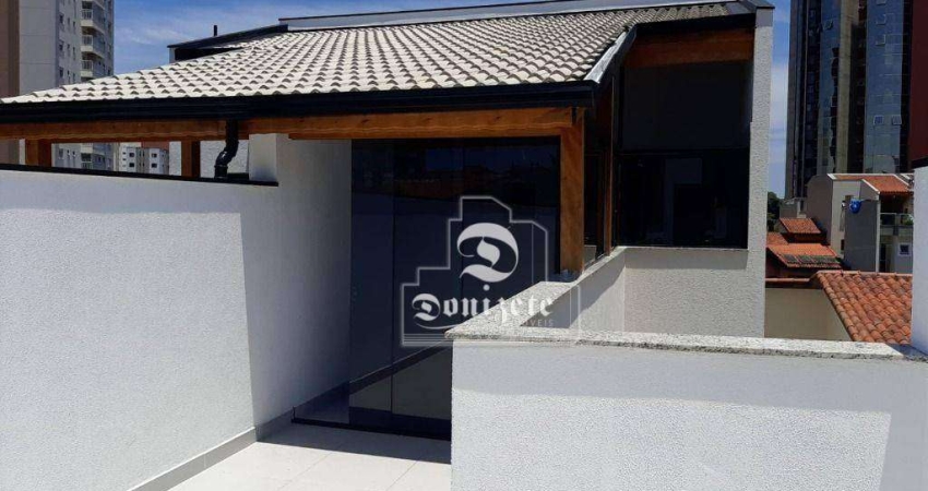 Cobertura com 2 dormitórios à venda, 120 m² por R$ 613.999,90 - Jardim Bela Vista - Santo André/SP