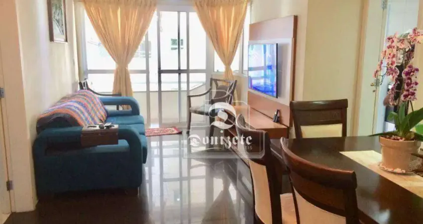 Apartamento com 3 dormitórios à venda, 110 m² por R$ 732.000,00 - Vila Valparaíso - Santo André/SP