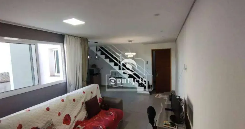 Cobertura com 2 dormitórios à venda, 120 m² por R$ 561.999,90 - Vila Homero Thon - Santo André/SP