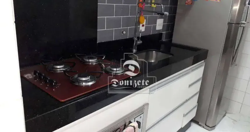 Apartamento com 2 dormitórios à venda, 52 m² por r$ 310.000,00 - utinga - santo andré/sp