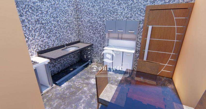 Cobertura com 2 dormitórios à venda, 110 m² por R$ 880.000,00 - Vila América - Santo André/SP