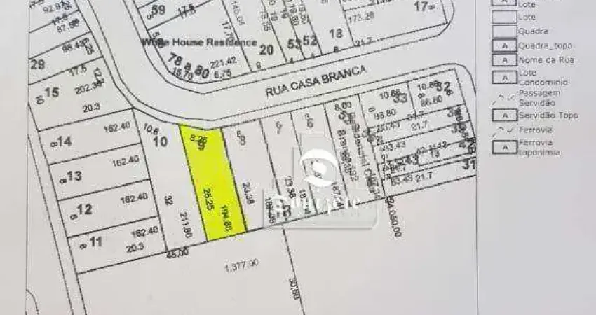Terreno à venda, 194 m² por R$ 399.999,99 - Casa Branca - Santo André/SP