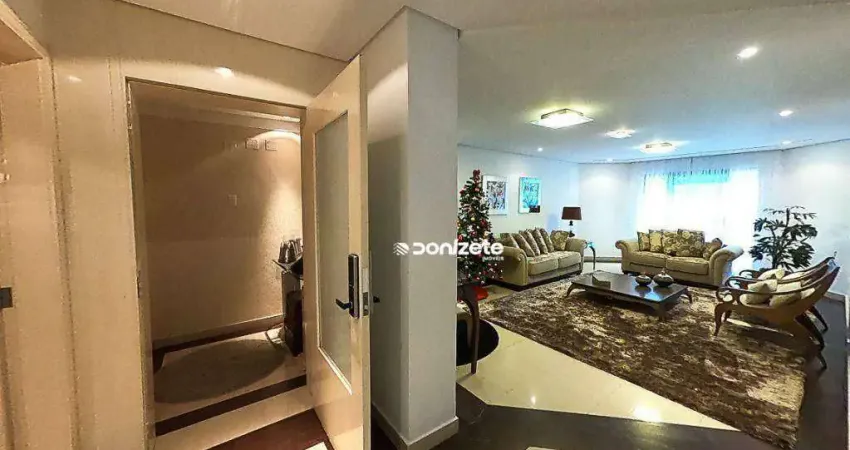 Apartamento com 3 dormitórios à venda, 225 m² por r$ 2.200.000,00 - jardim - santo andré/sp