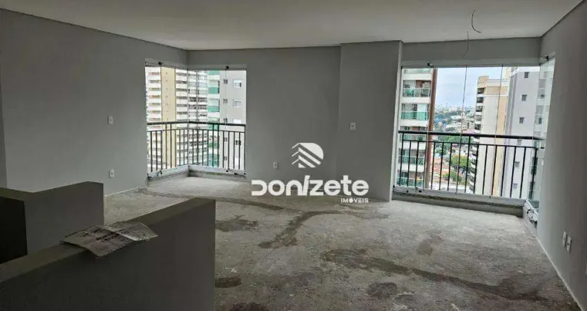 Apartamento duplex com 3 dormitórios à venda, 130 m² por r$ 1.400.000,00 - jardim - santo andré/sp