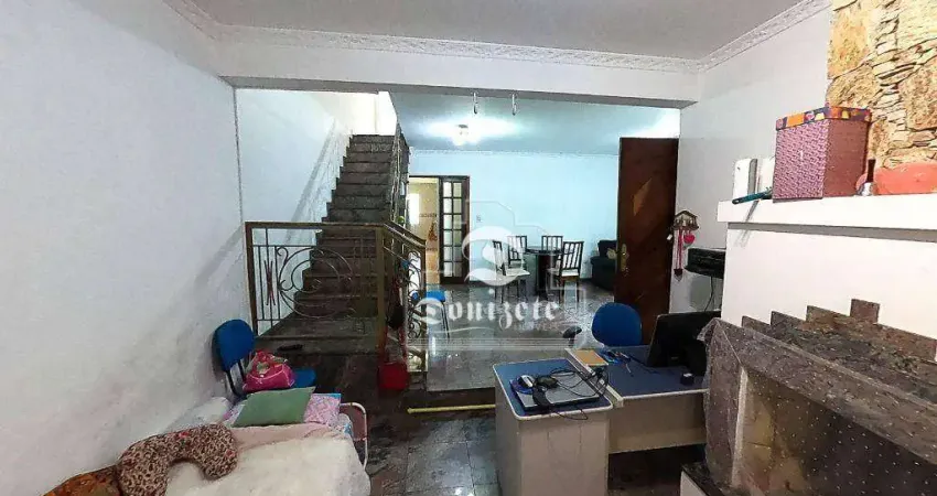 Sobrado com 3 dormitórios à venda, 285 m² por R$ 660.000,00 - Vila Curuçá - Santo André/SP