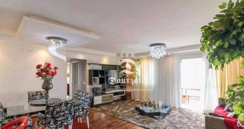 Apartamento com 3 dormitórios à venda, 115 m² por R$ 1.279.900,00 - Vila Valparaíso - Santo André/SP