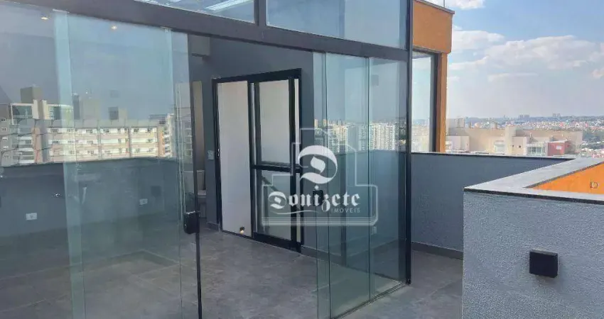 Cobertura com 2 dormitórios à venda, 76 m² por R$ 700.000,00 - Campestre - Santo André/SP
