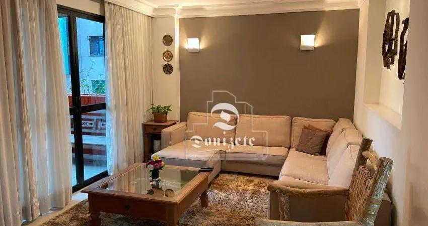 Apartamento com 3 dormitórios à venda, 178 m² por R$ 869.000,00 - Vila Valparaíso - Santo André/SP