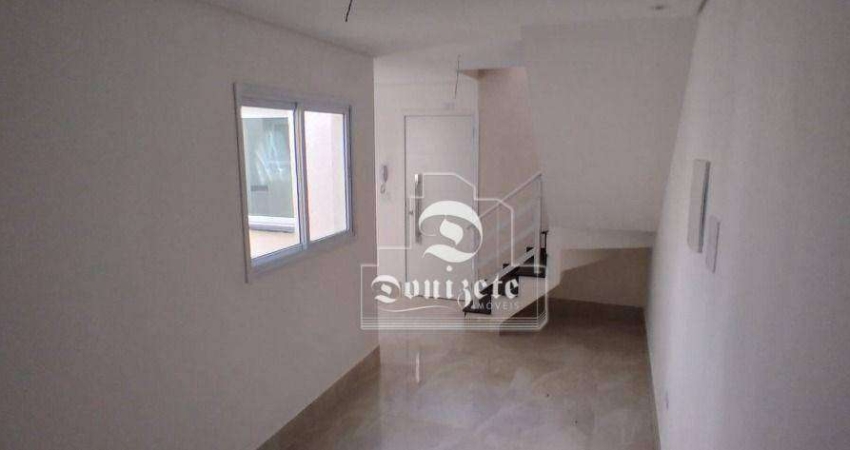 Cobertura com 2 dormitórios à venda, 86 m² por R$ 419.950,00 - Vila Pires - Santo André/SP
