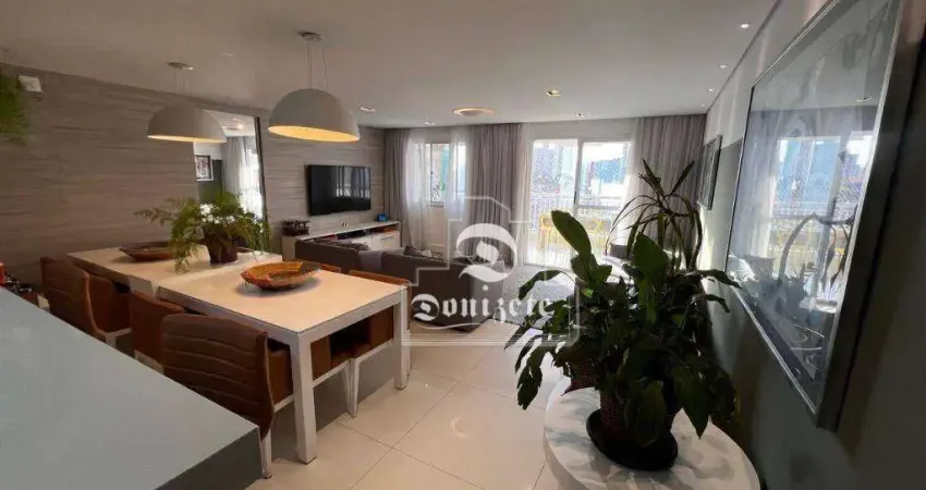 Apartamento com 3 dormitórios à venda, 115 m² por R$ 1.100.000,00 - Vila Valparaíso - Santo André/SP