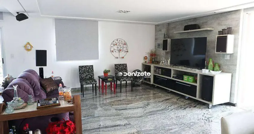 Cobertura à venda, 250 m² por r$ 3.190.000,00 - jardim - santo andré/sp