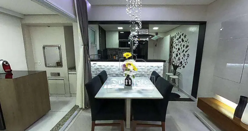 Apartamento com 3 dormitórios à venda, 80 m² por R$ 849.998,00 - Vila Homero Thon - Santo André/SP