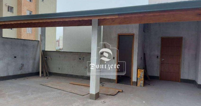 Cobertura com 2 dormitórios à venda, 88,50m2a/u  por R$ 540.000 - Vila Santa Teresa - Santo André/SP