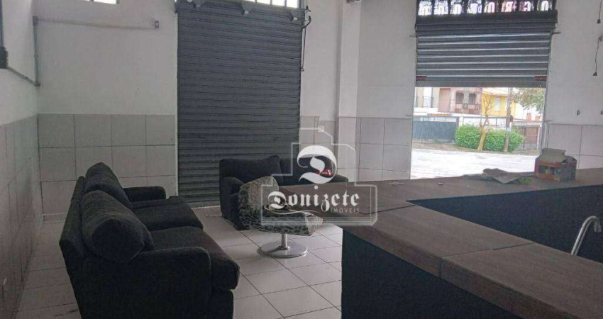 Salão para alugar, 106 m² por R$ 4.450,00/mês - Vila Alpina - Santo André/SP