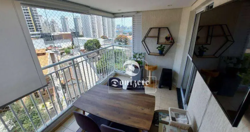 Apartamento com 3 dormitórios à venda, 86 m² por R$ 820.000,00 - Vila Valparaíso - Santo André/SP