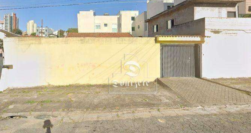 Terreno à venda, 200 m² por R$ 999.000,00 - Jardim - Santo André/SP